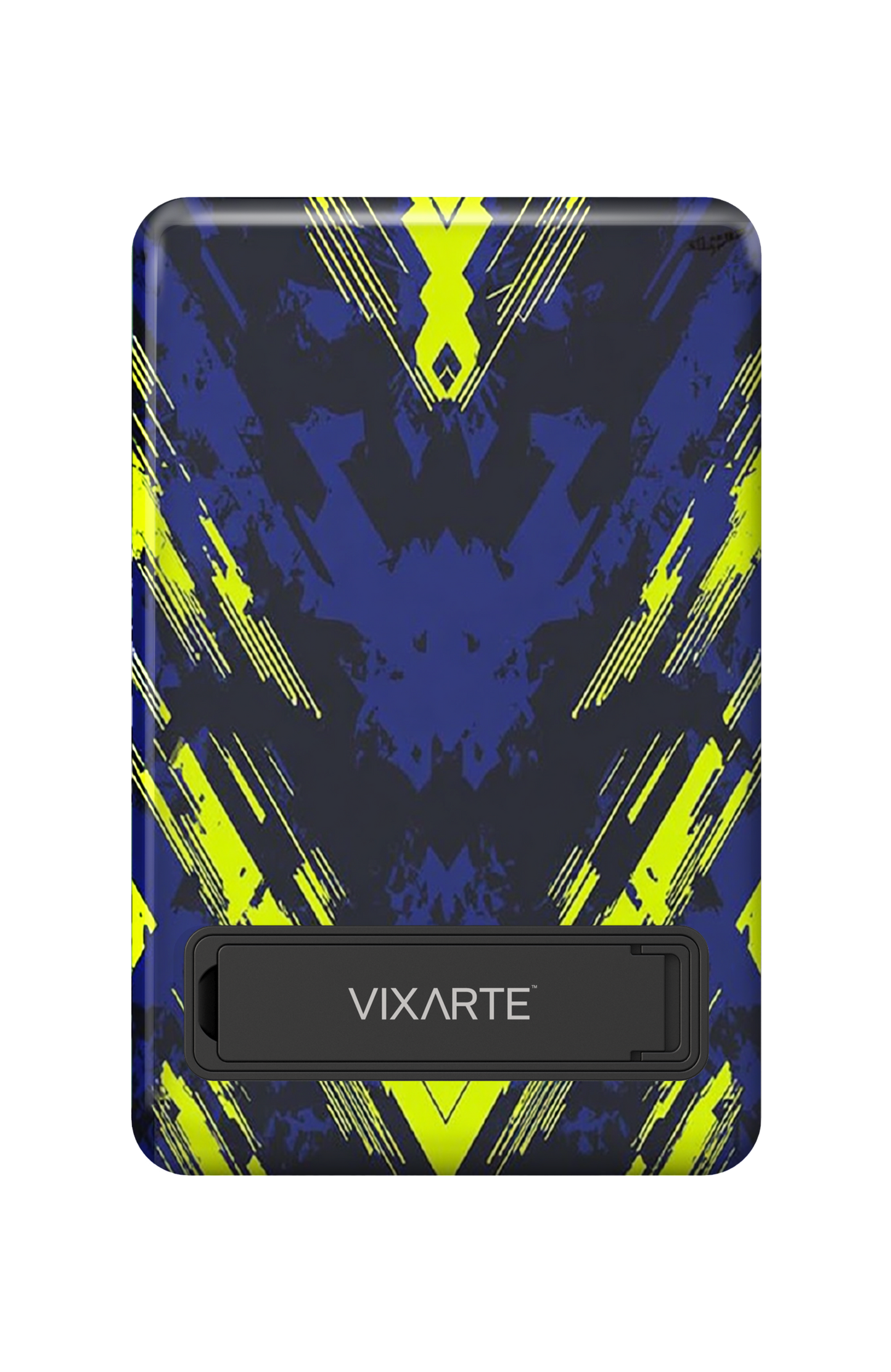 Wireless Charge Powerbank - Cyberpunk colorful geometric 1