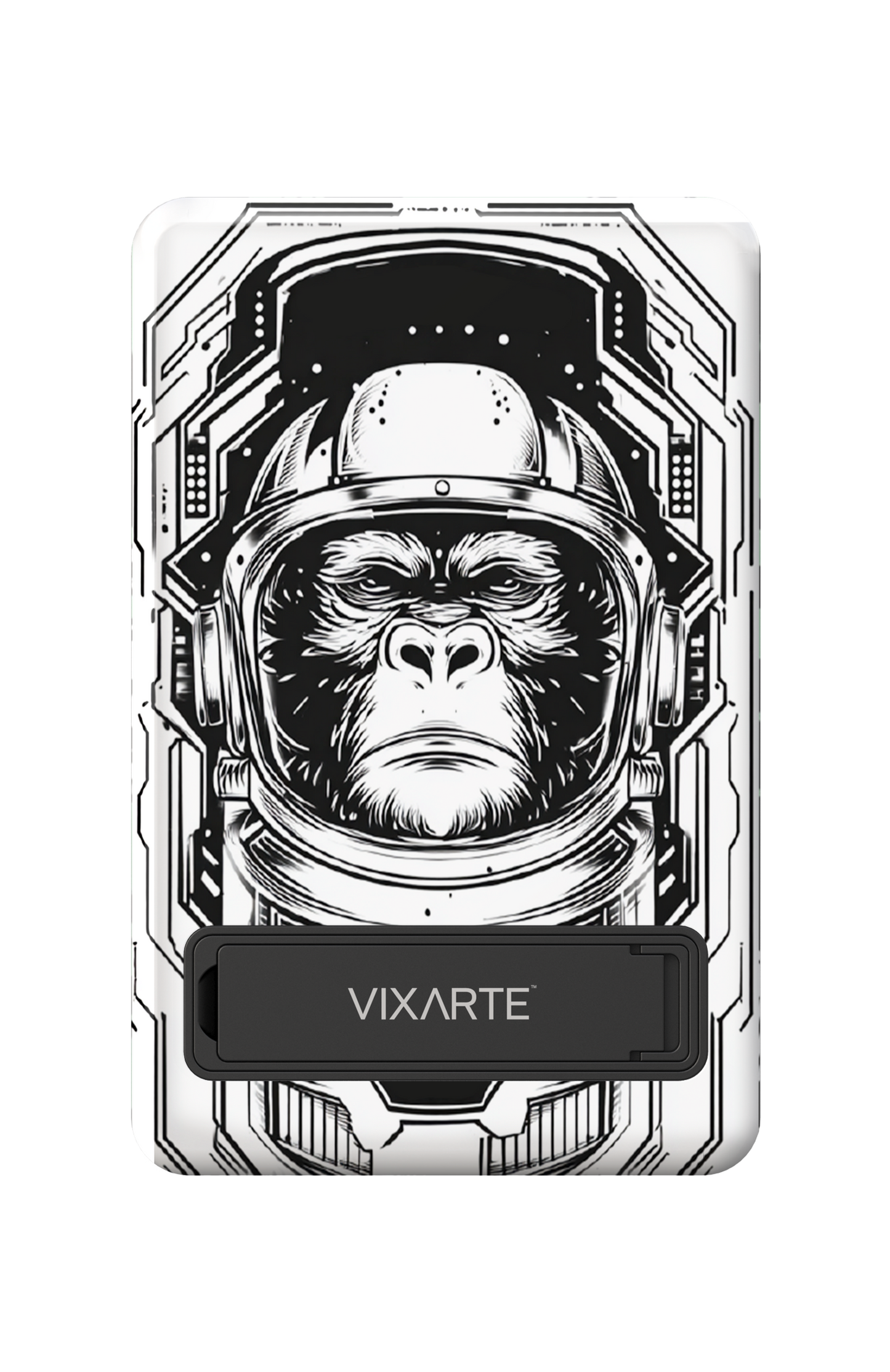 Wireless Charge Powerbank - lllustration of Astronaut Gorilla 1