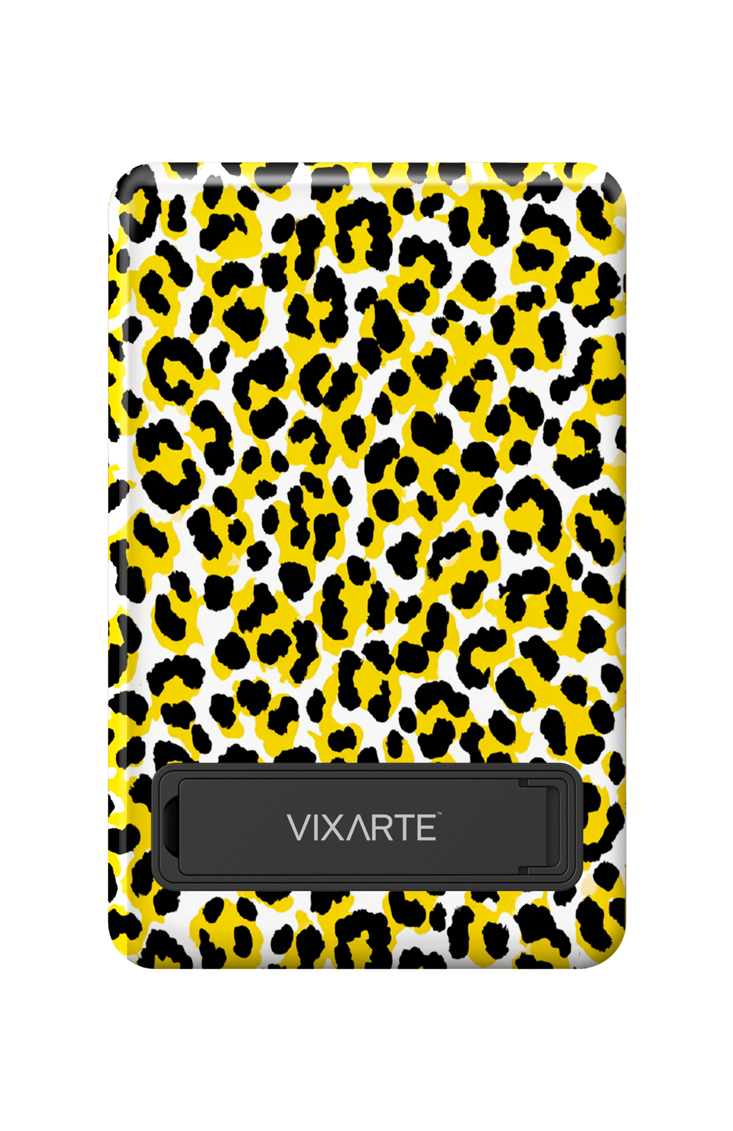 Wireless Charge Powerbank - yellow leopard print 1