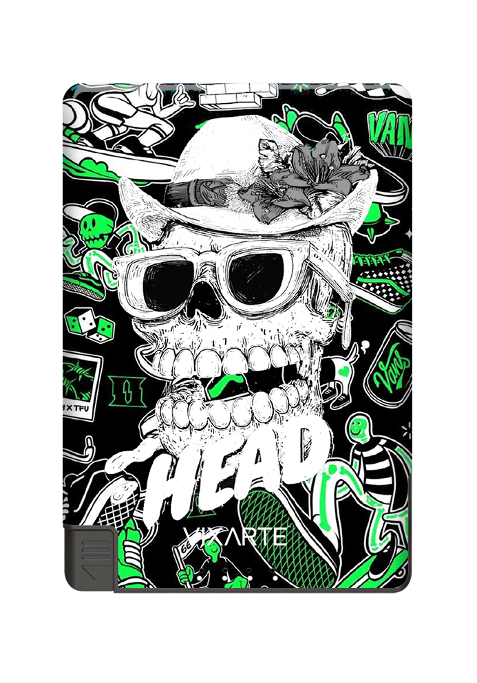 Nano Charge Powerbank - Western Cowboy Skull 1