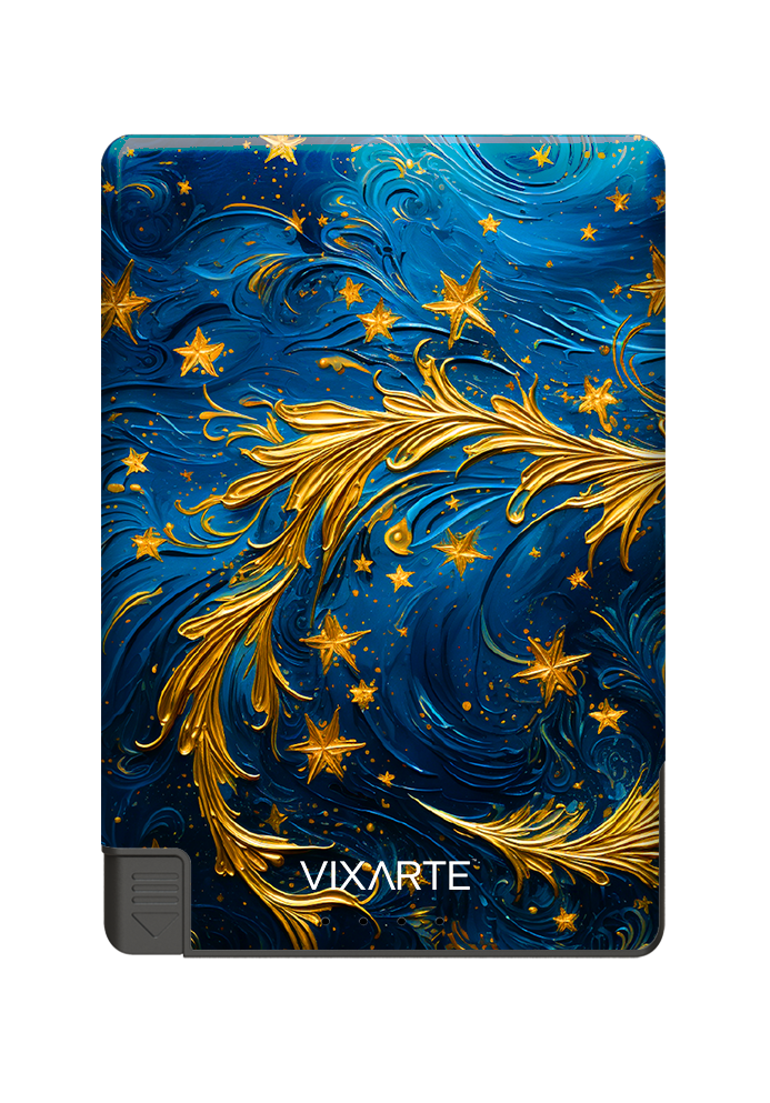 Nano Charge Powerbank - Oil-Painted Feather 1