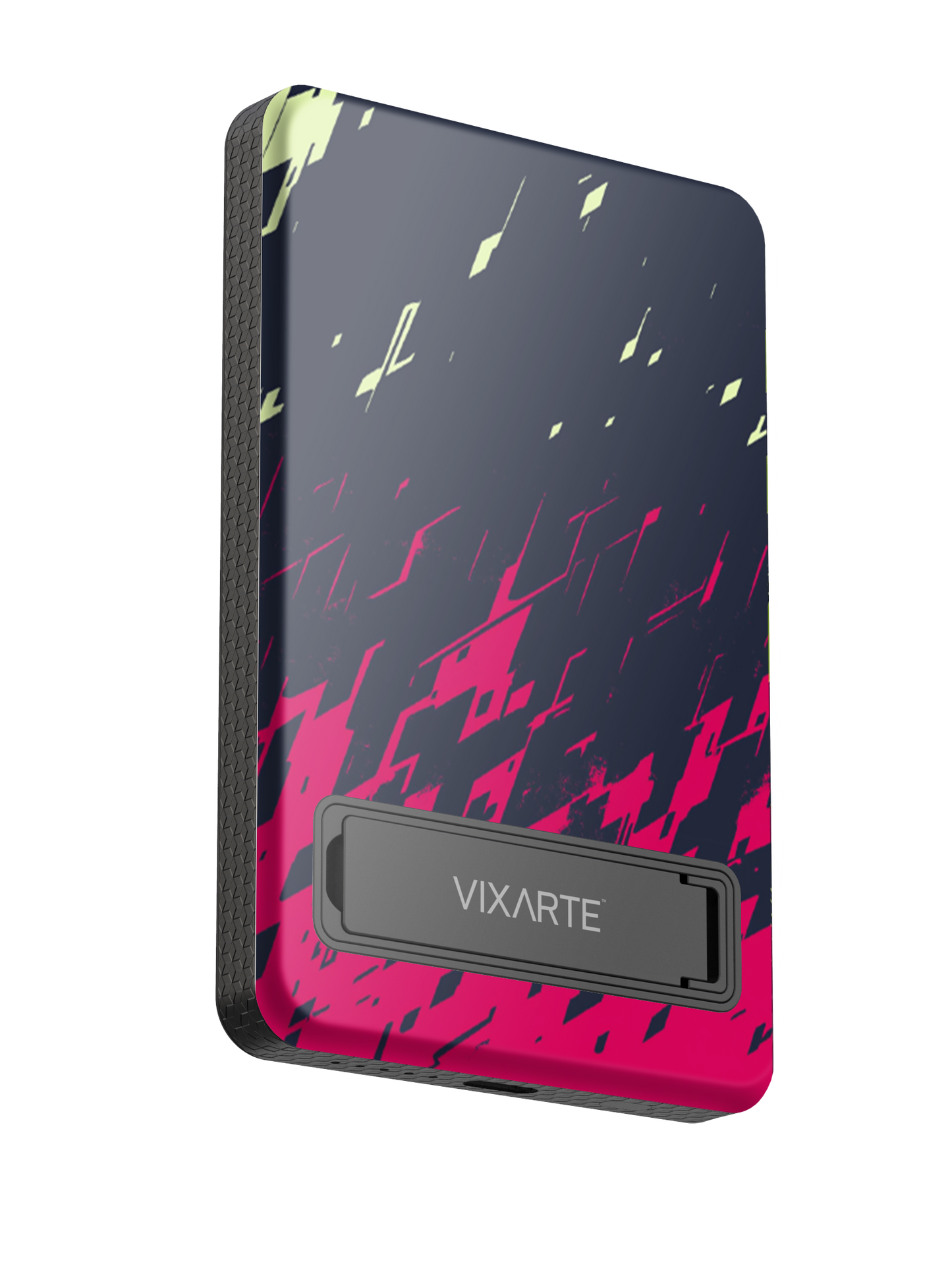 Wireless Charge Powerbank - Mysterious Veil of Neon Sharp Shadows 1