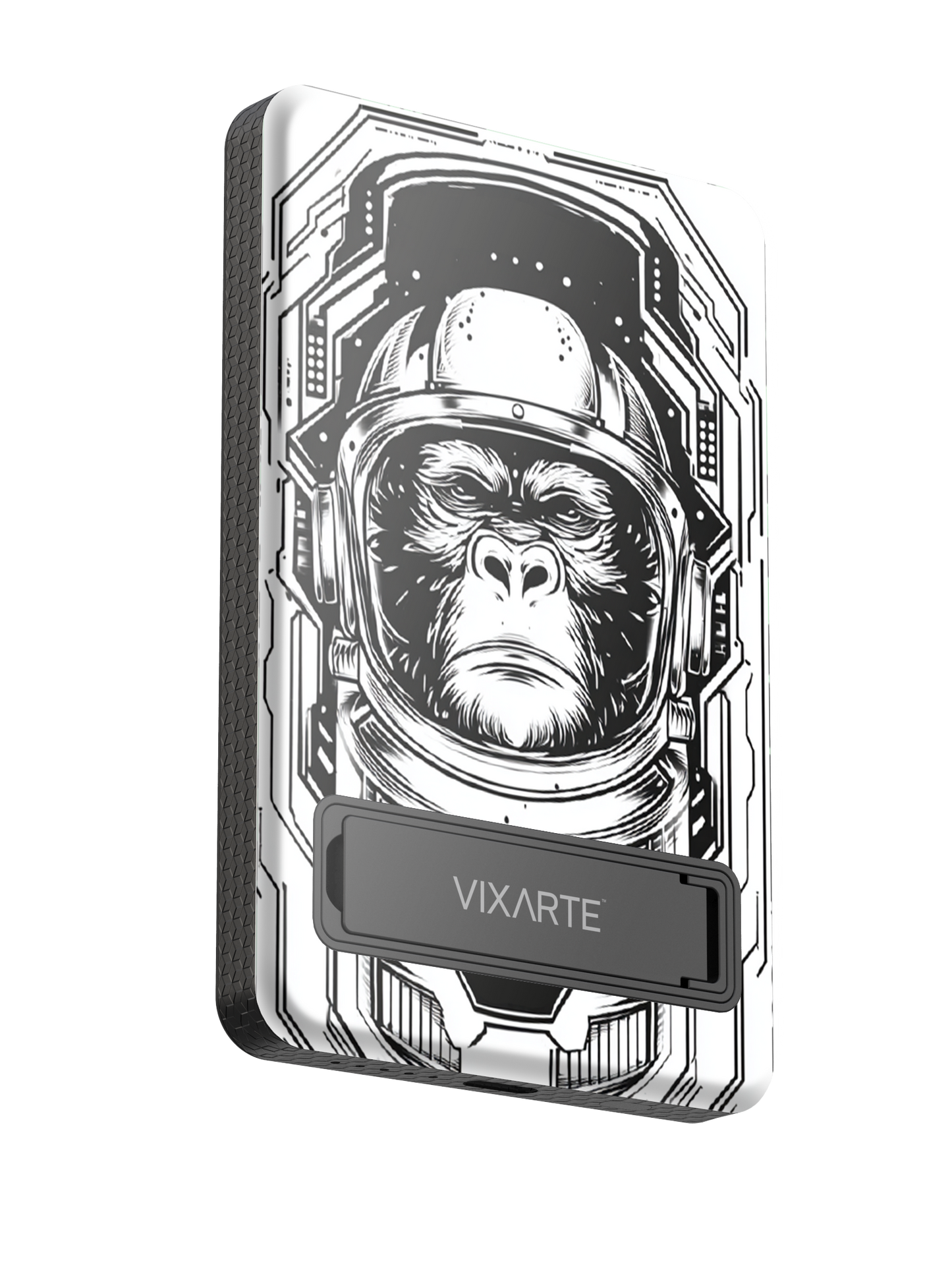 Wireless Charge Powerbank - lllustration of Astronaut Gorilla 1