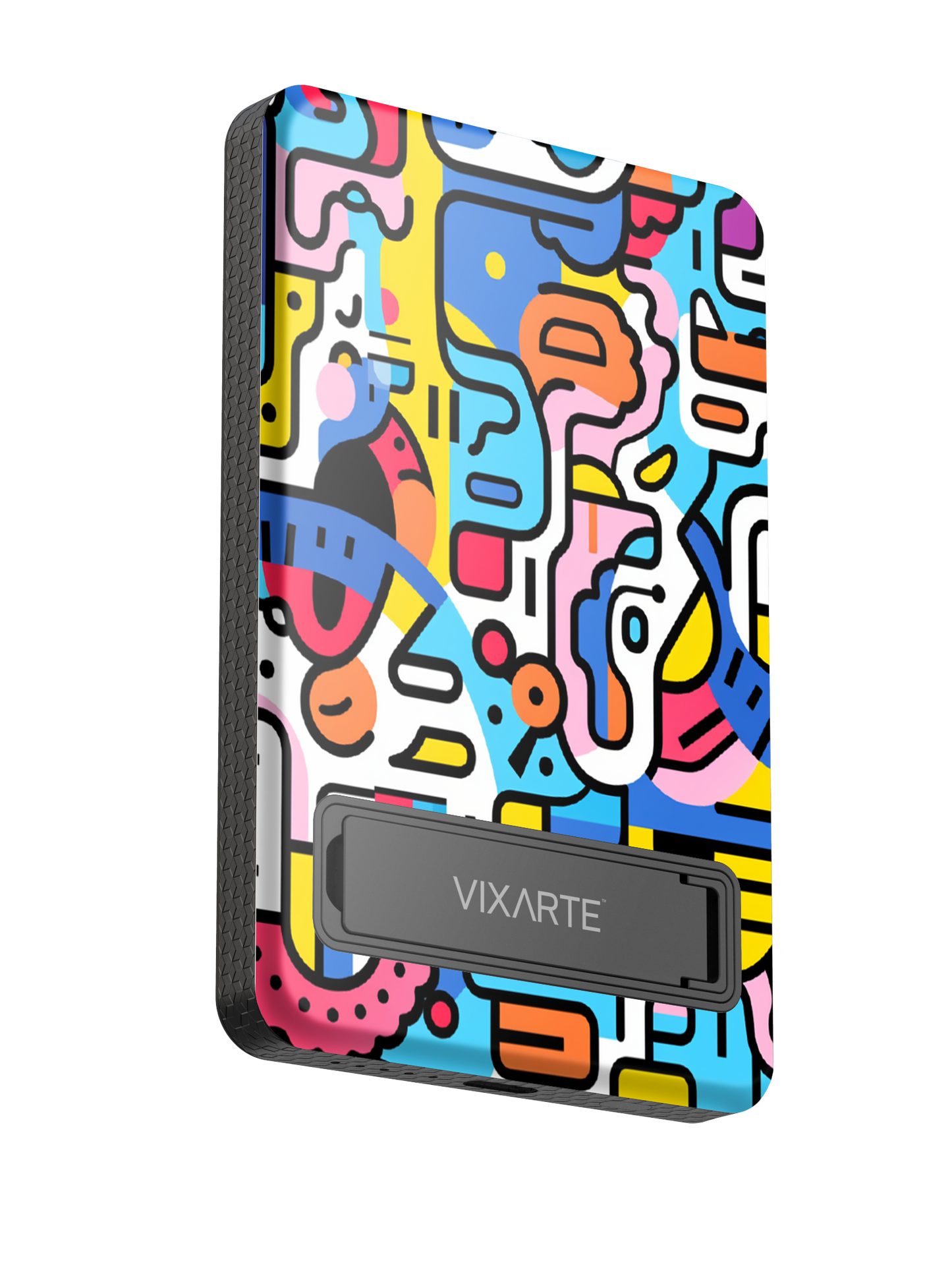 Wireless Charge Powerbank - Colorful Graffiti 1