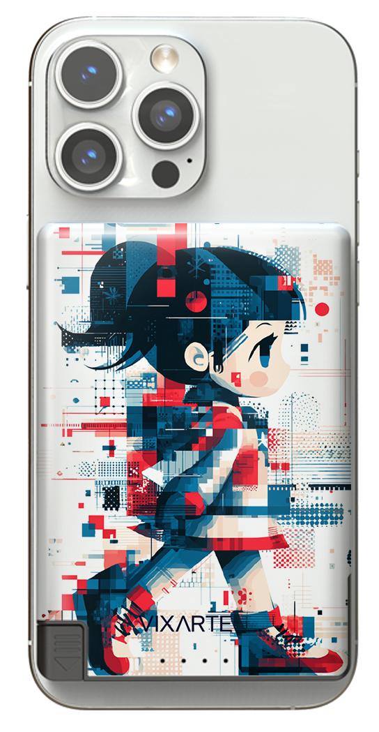 Nano Charge Powerbank - Digital Glitch Girl 1
