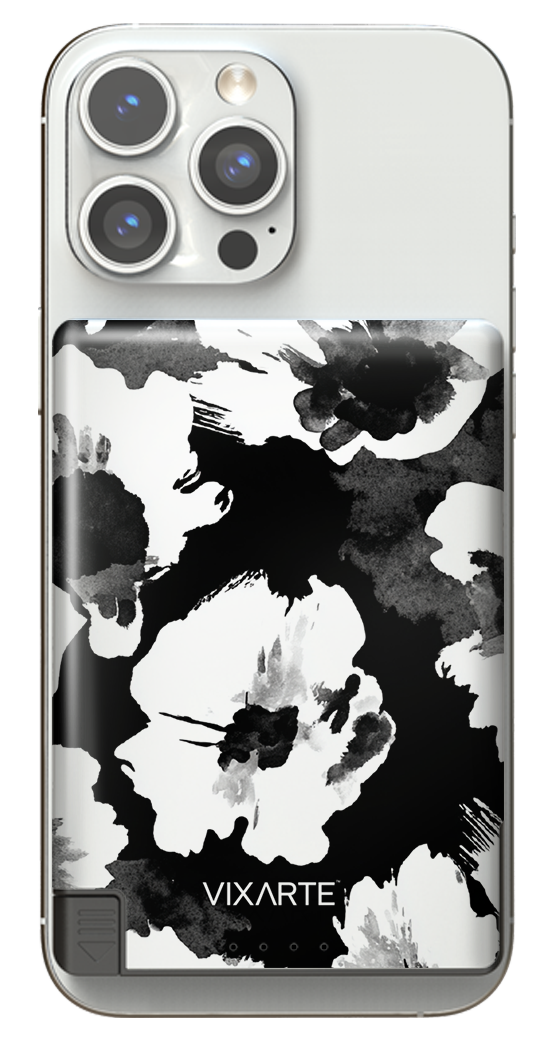 Nano Charge Powerbank - Ink Flowers 1