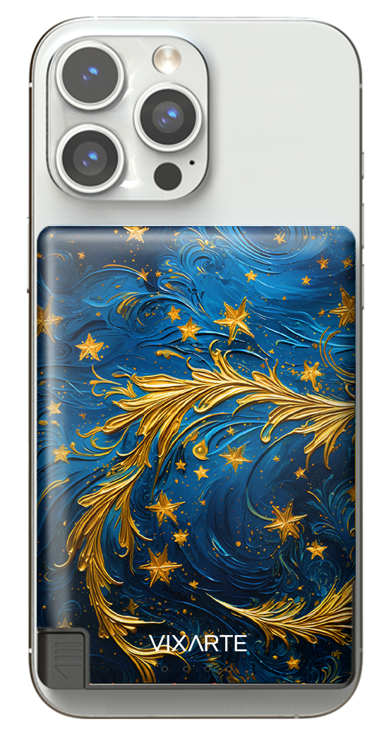 Nano Charge Powerbank - Oil-Painted Feather 1