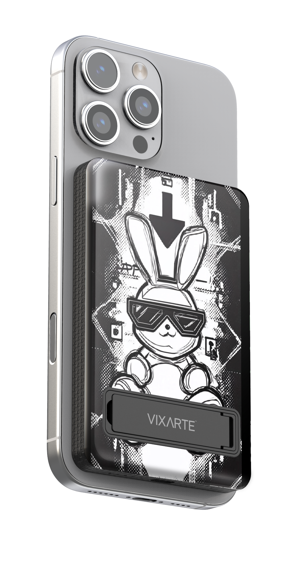 Wireless Charge Powerbank - Sunglasses Rabbit 1