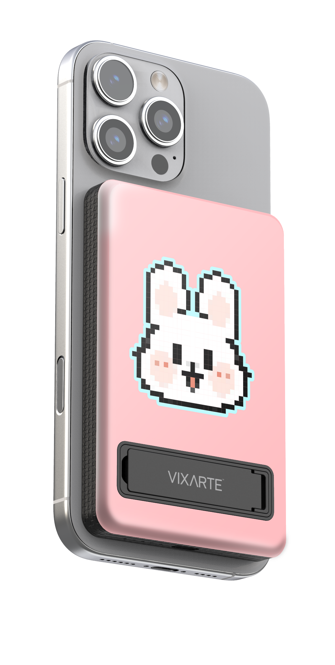Wireless Charge Powerbank - Bunny Mosaic 1