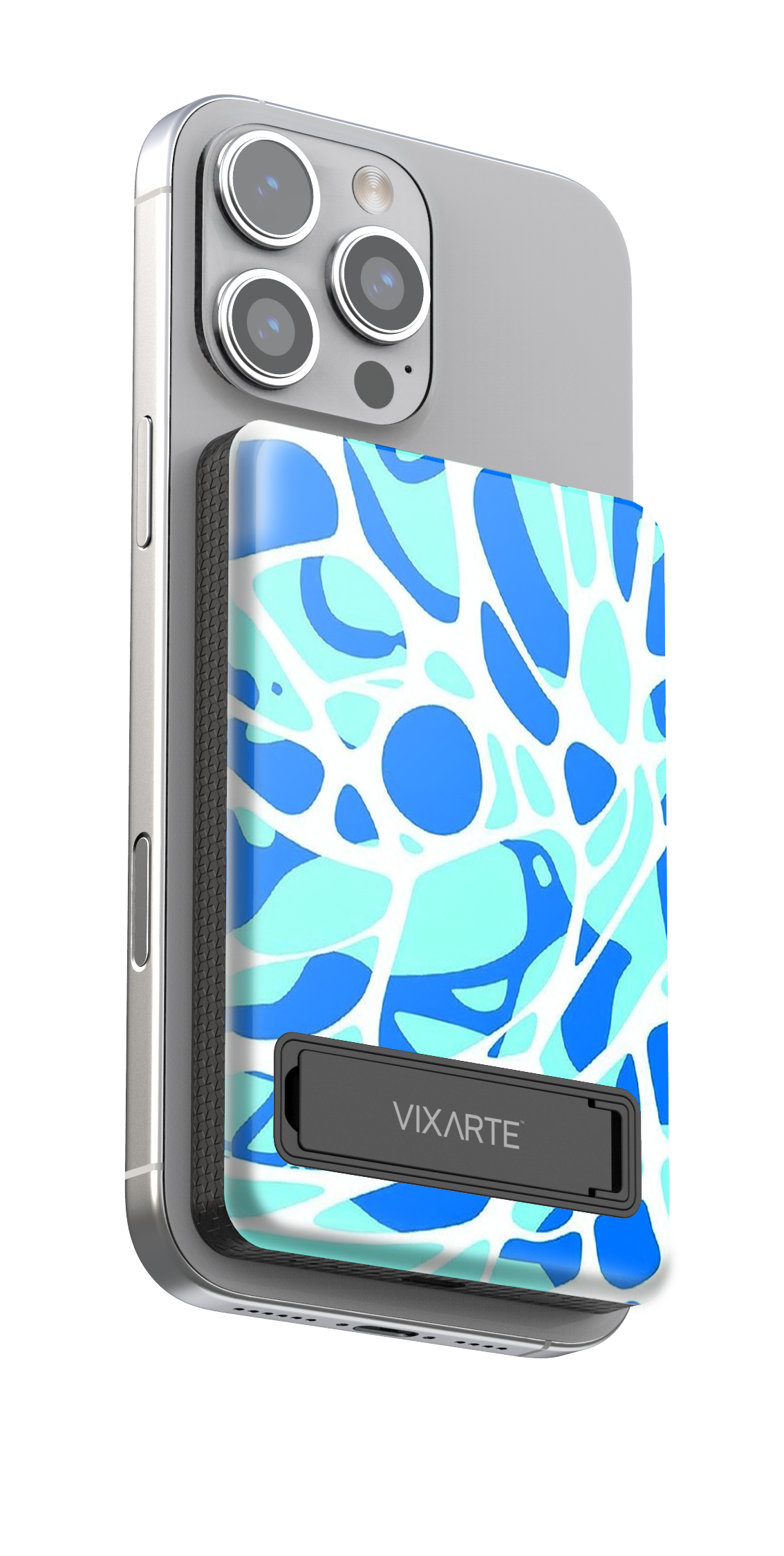 Wireless Charge Powerbank - Blue Ripple 1
