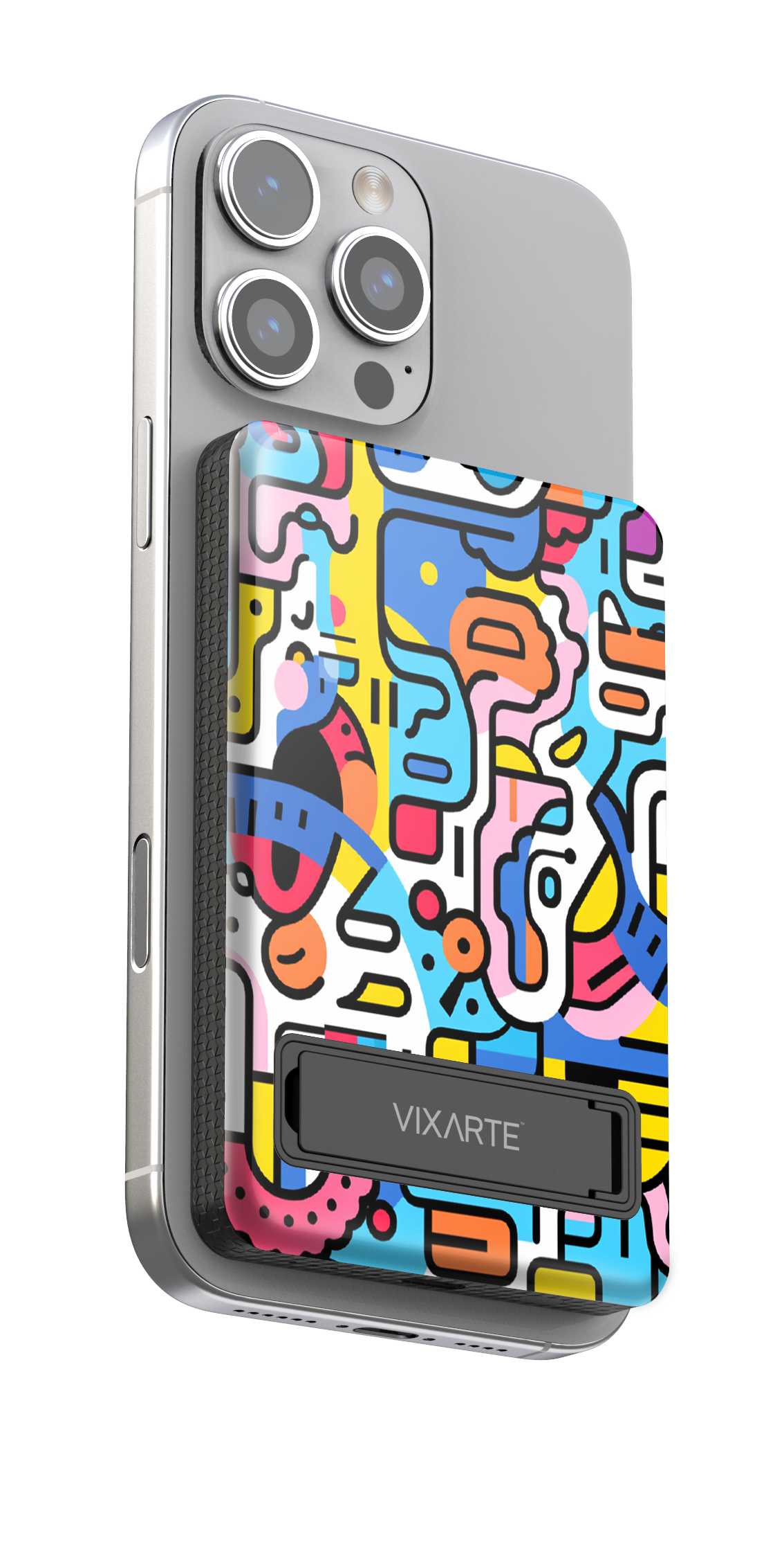 Wireless Charge Powerbank - Colorful Graffiti 1