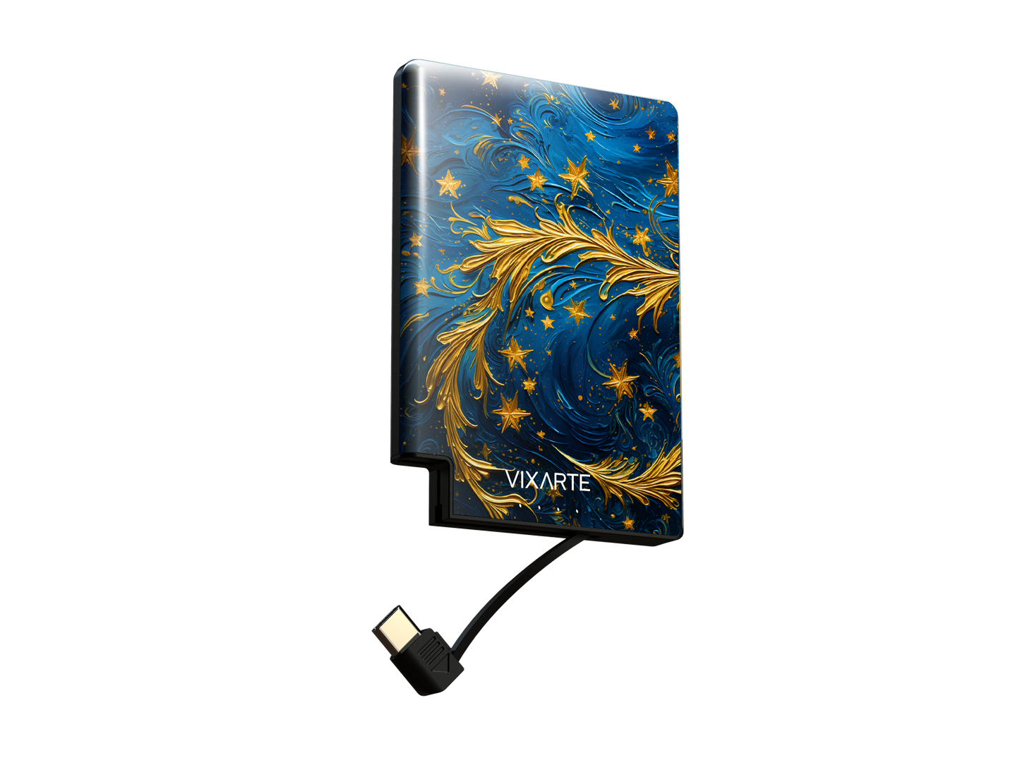 Nano Charge Powerbank - Oil-Painted Feather 1
