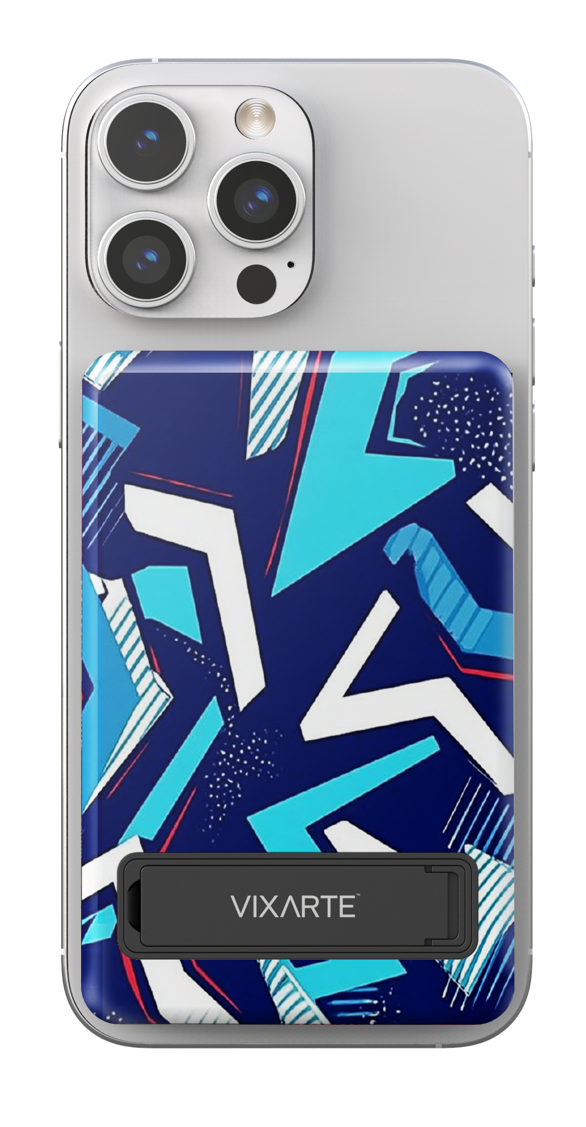 Wireless Charge Powerbank - Indigo - White Sharp Edges 1