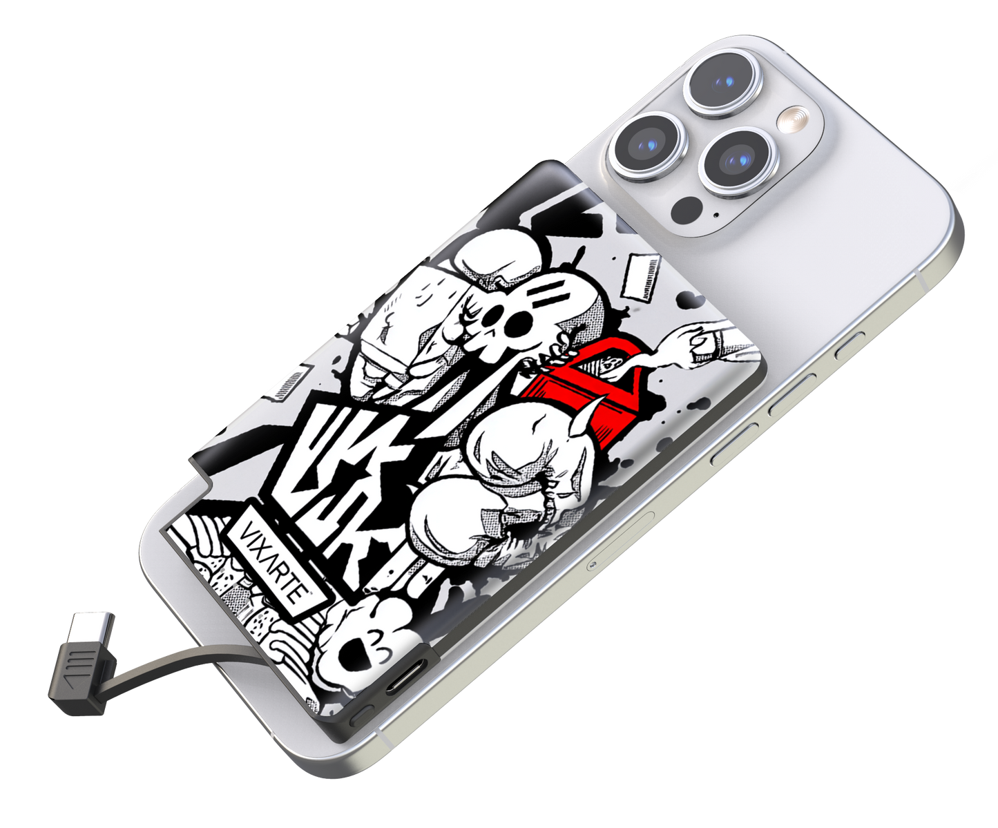 Nano Charge Powerbank - Boxing Skull 1
