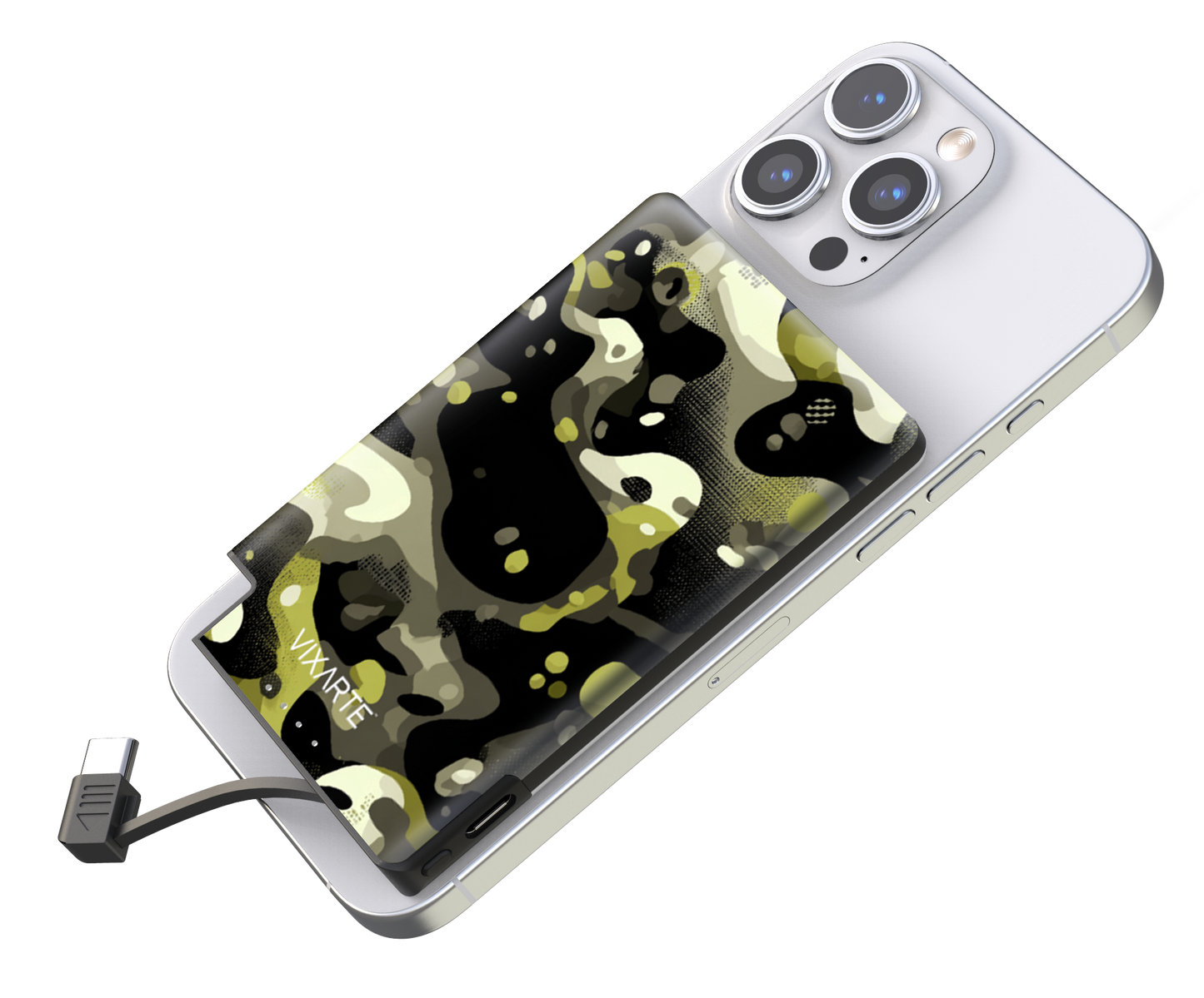 Nano Charge Powerbank - green camouflage 1