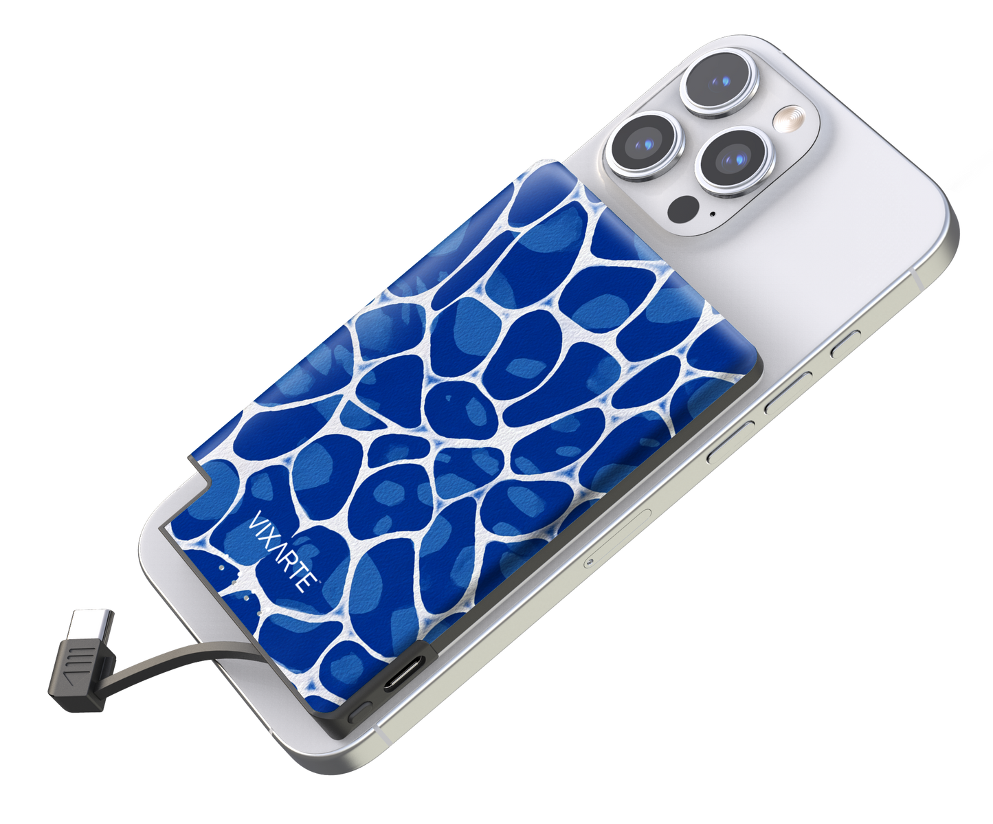 Nano Charge Powerbank - blue water waves 1