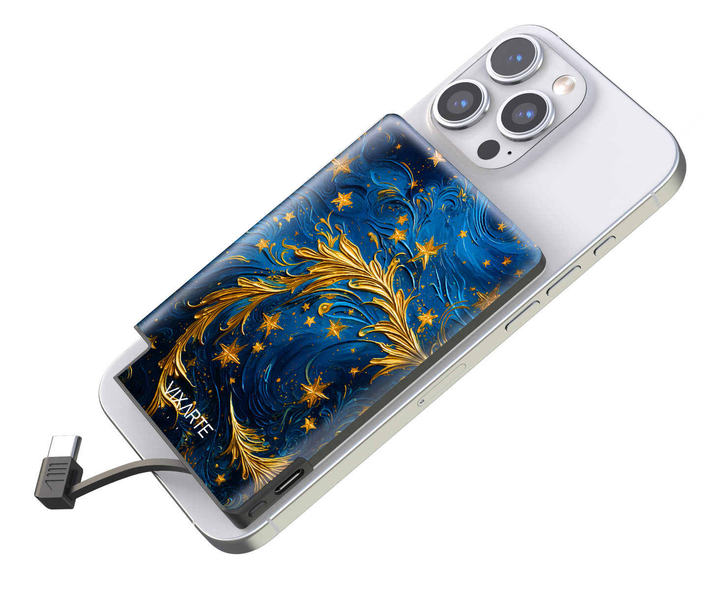 Nano Charge Powerbank - Oil-Painted Feather 1