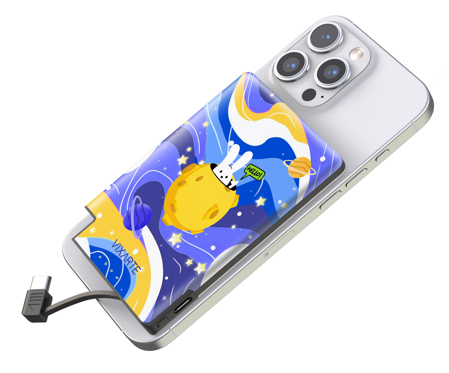 Nano Charge Powerbank - Fantasy Planet Rabbit 1