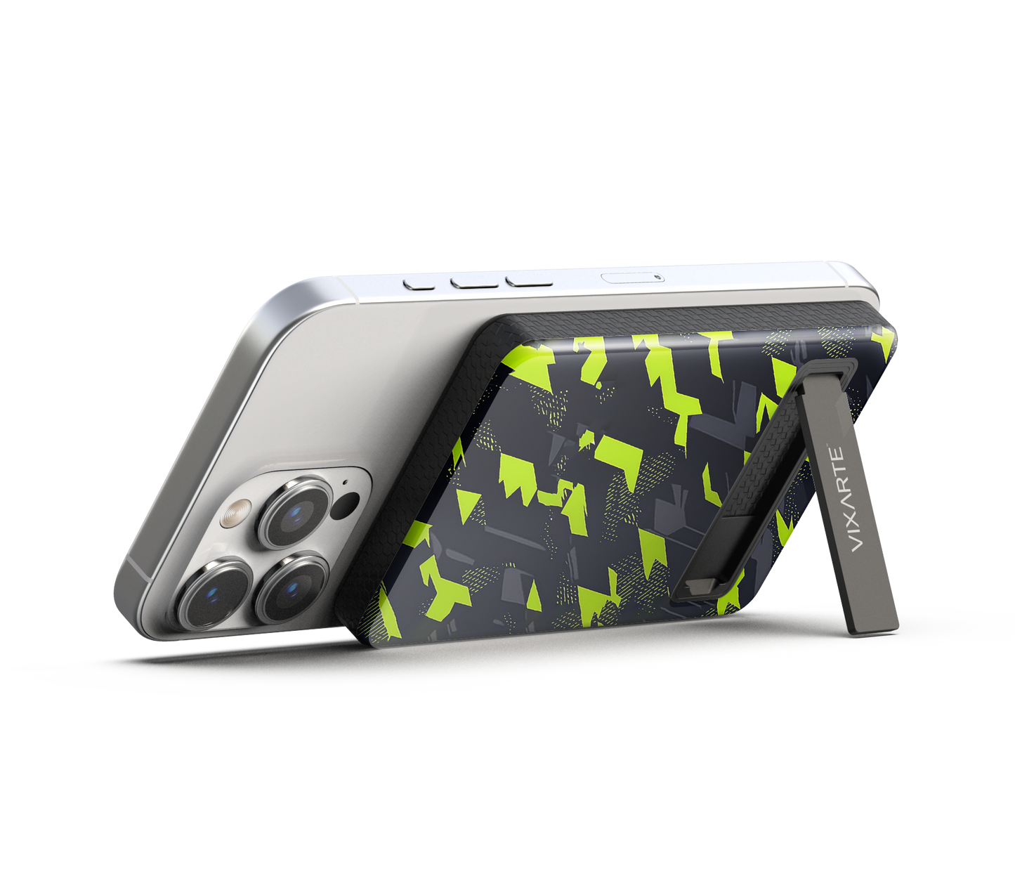 Wireless Charge Powerbank - Jet-Black Fluorescent Arrow Shadows 1