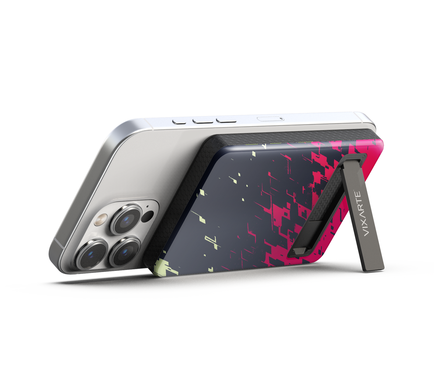 Wireless Charge Powerbank - Mysterious Veil of Neon Sharp Shadows 1