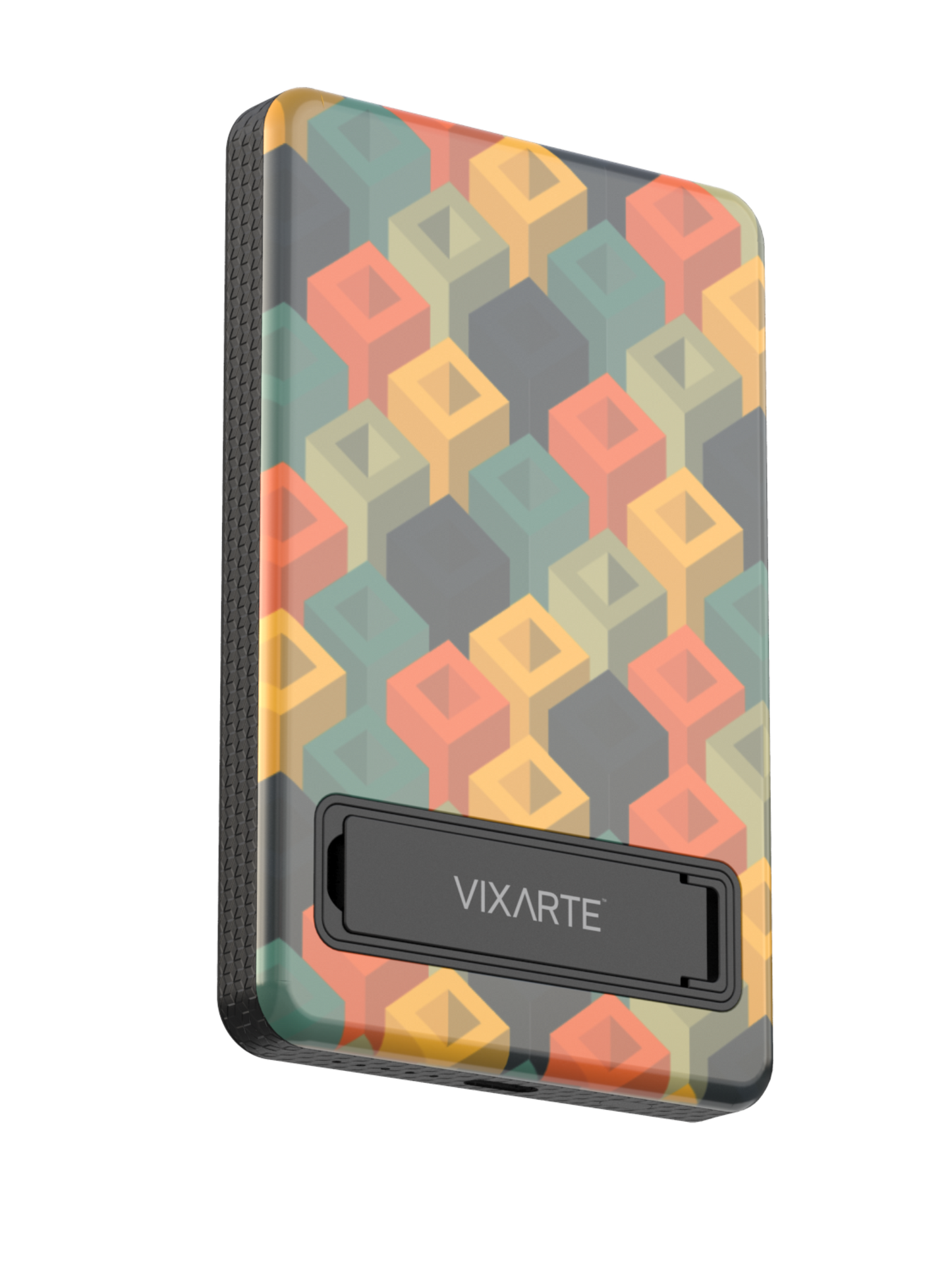 Wireless Charge Powerbank - Geomatric Square