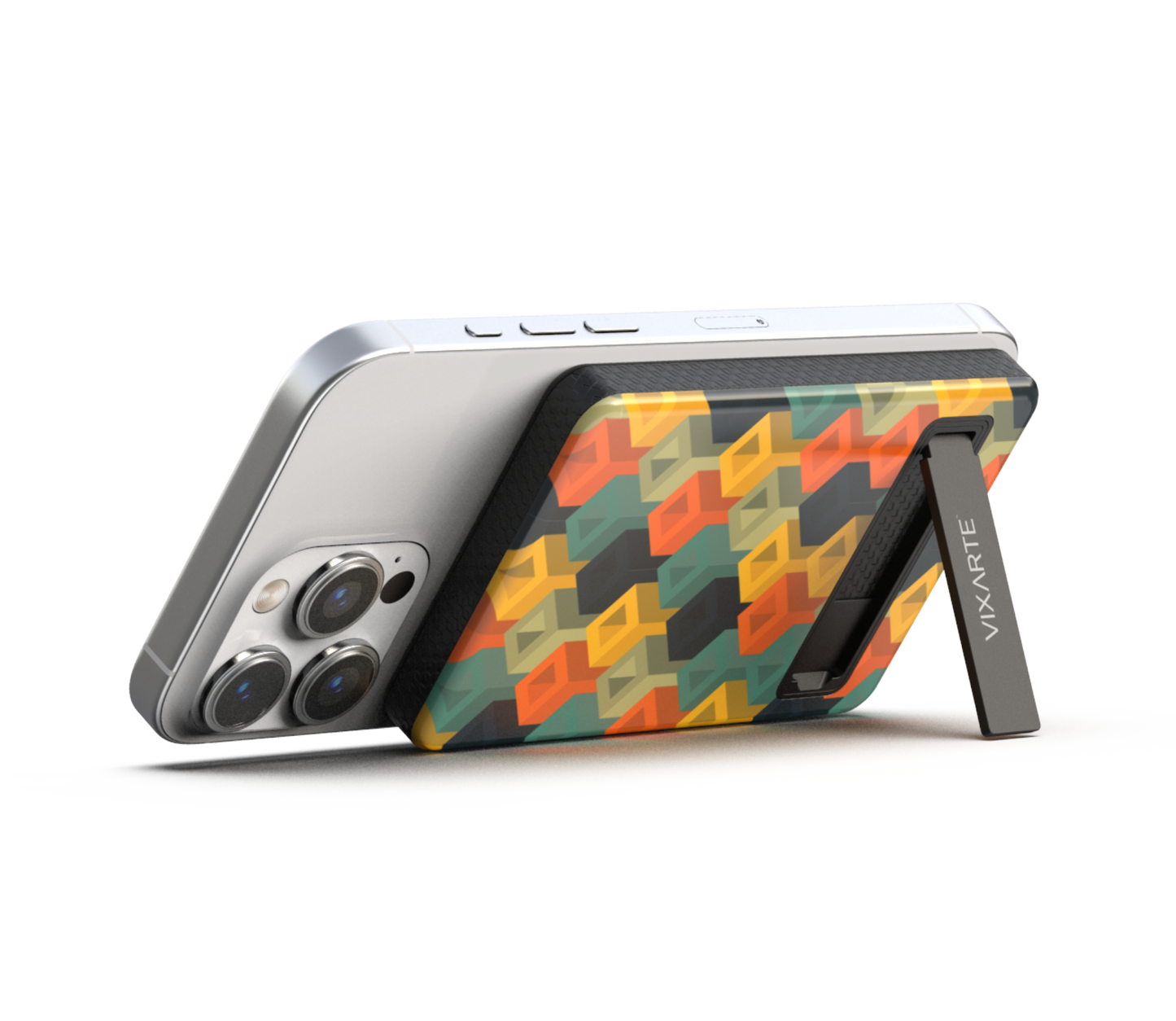Wireless Charge Powerbank - Geomatric Square