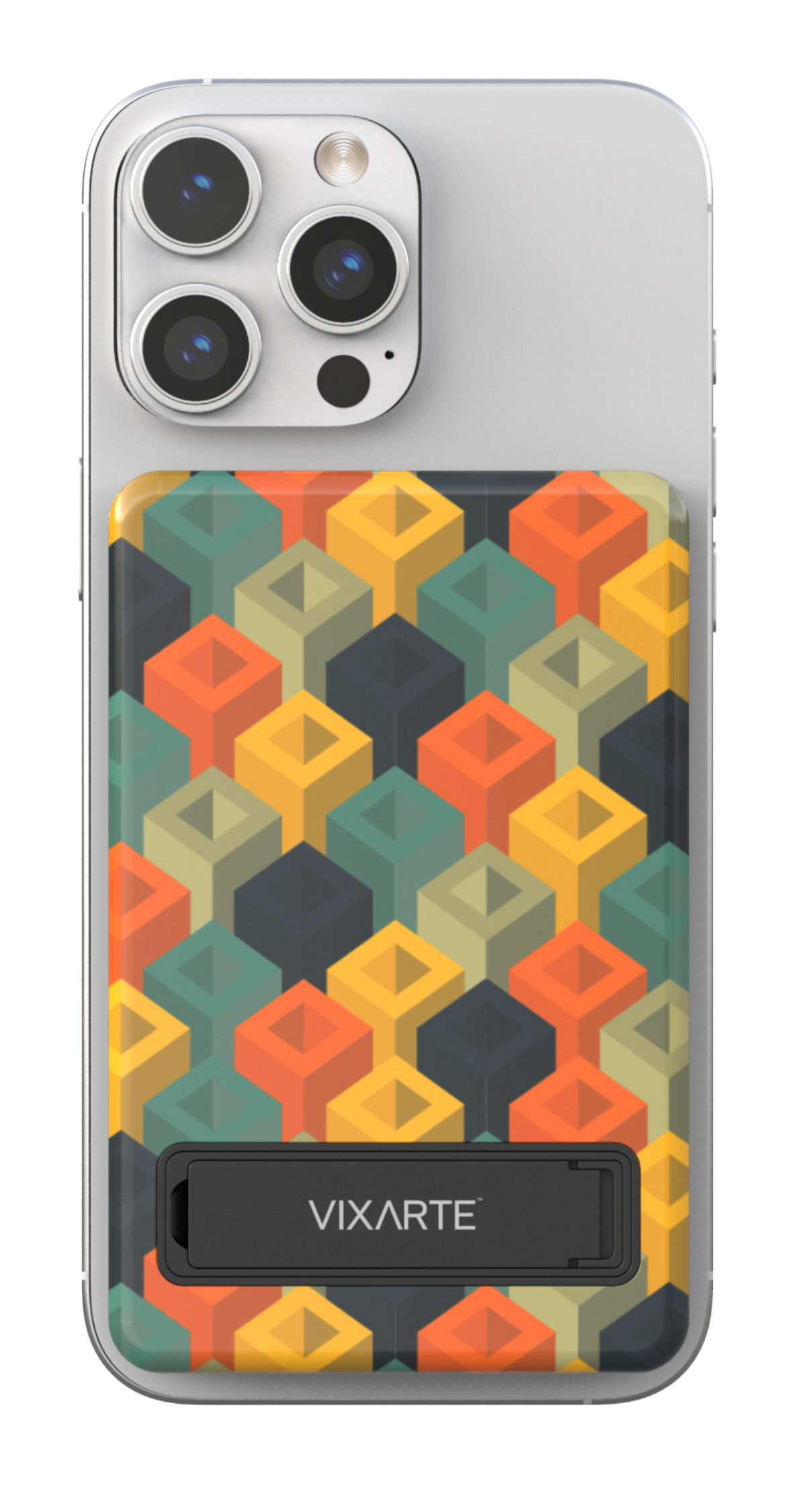 Wireless Charge Powerbank - Geomatric Square