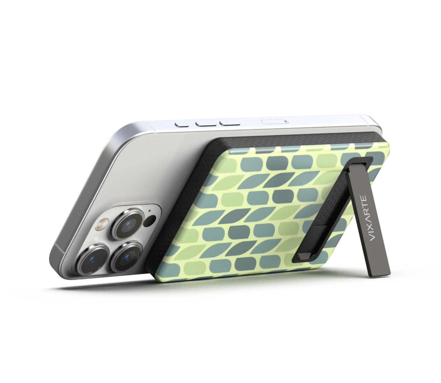 Wireless Charge Powerbank - Geomatric Leaf