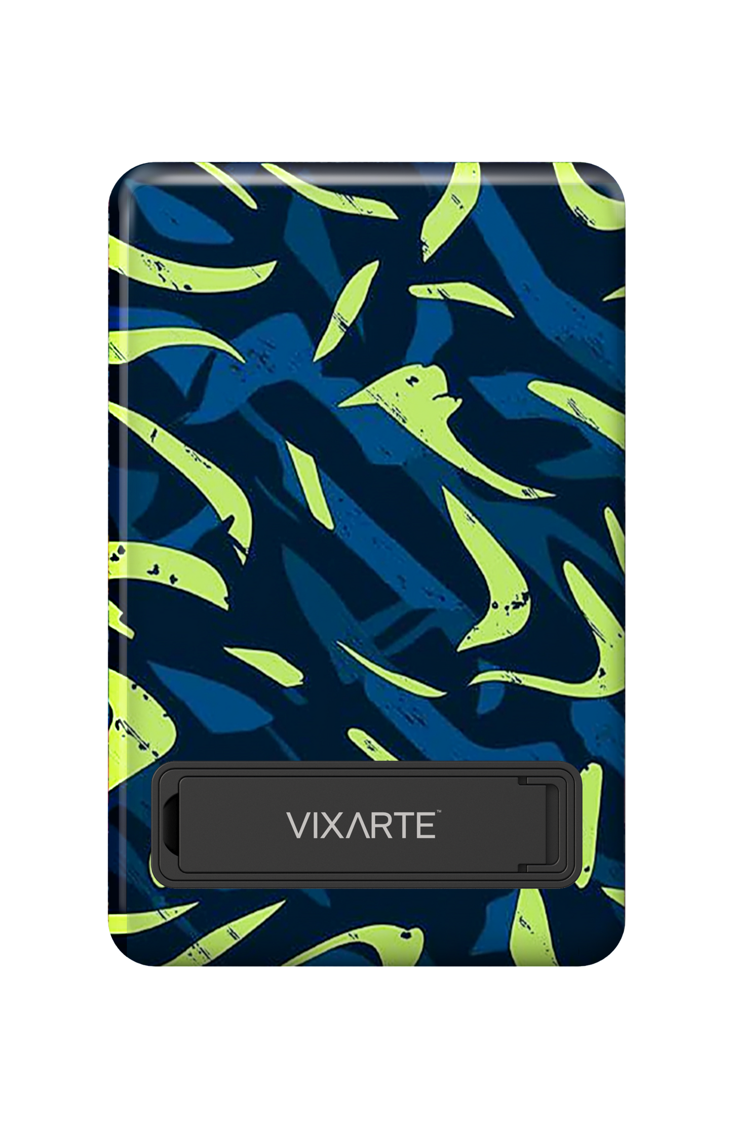Wireless Charge Powerbank - Blue -Stranded Fluorescent Traces 1