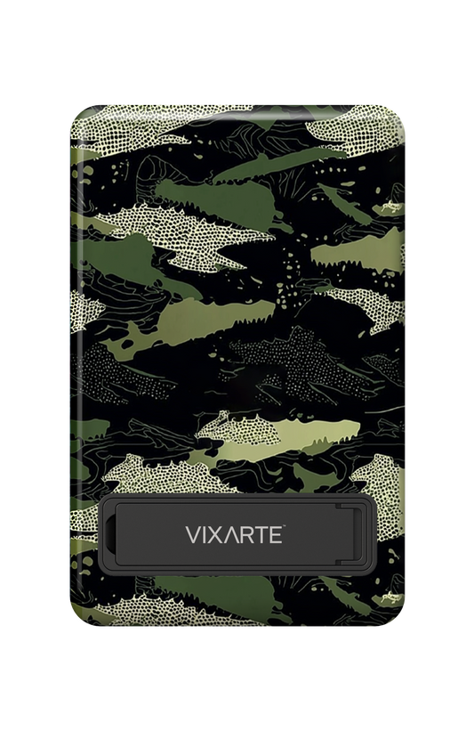 Wireless Charge Powerbank - Crocodile -Shadow Camouflage 1