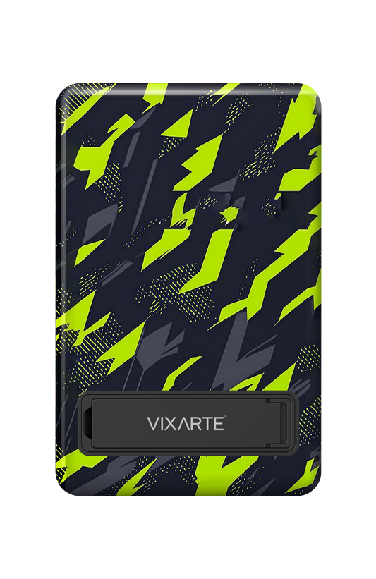Wireless Charge Powerbank - Jet-Black Fluorescent Arrow Shadows 1