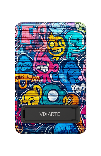 Wireless Charge Powerbank - Camo - Graffiti Wall 1