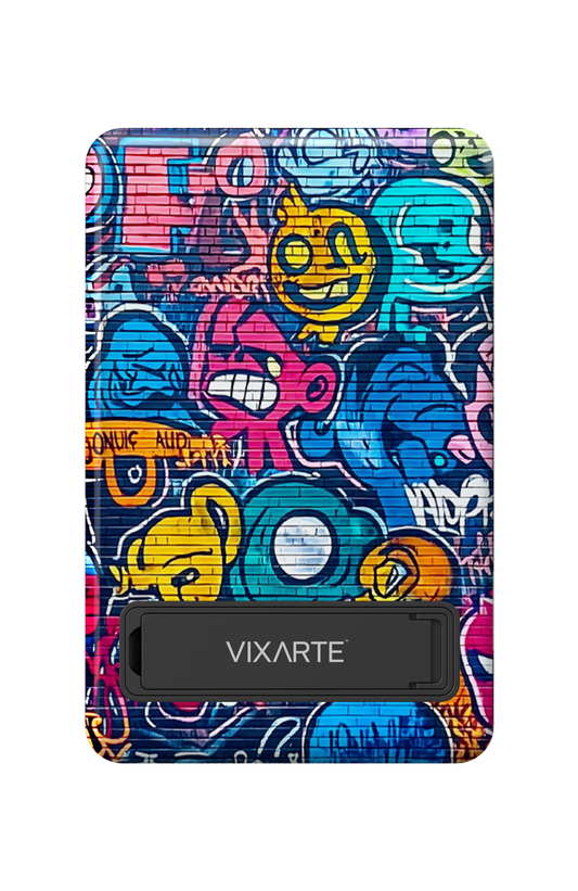 Wireless Charge Powerbank - Camo - Graffiti Wall 1