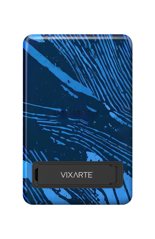 Wireless Charge Powerbank - Blue Threads 1