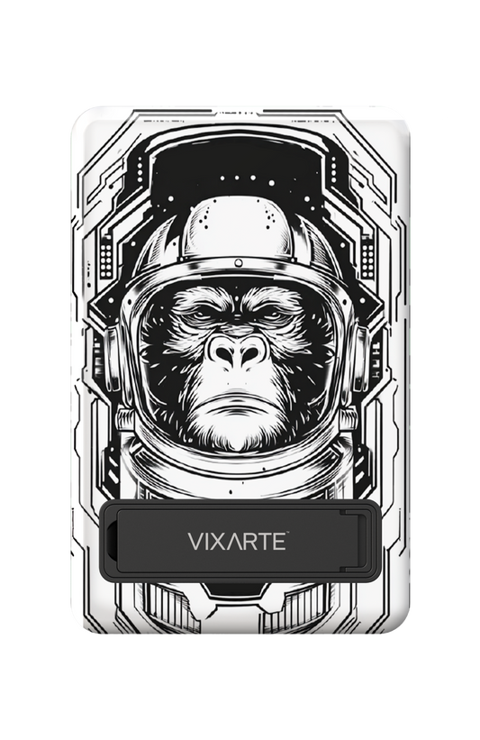 Wireless Charge Powerbank - lllustration of Astronaut Gorilla 1