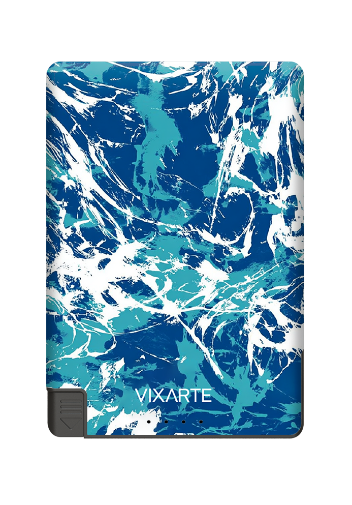 Nano Charge Powerbank - blue splash-ink 1