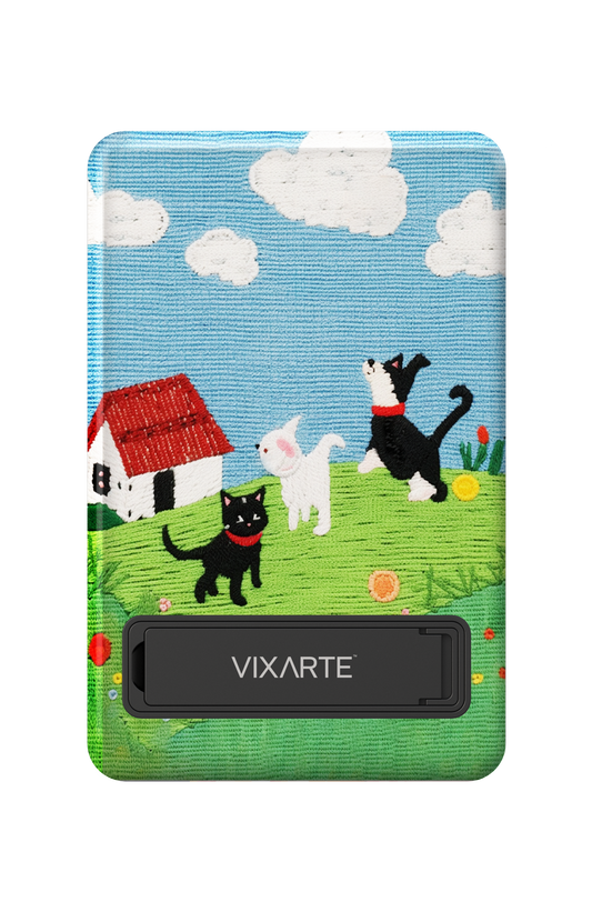Wireless Charge Powerbank - Knitted-Style Cute Animals 1