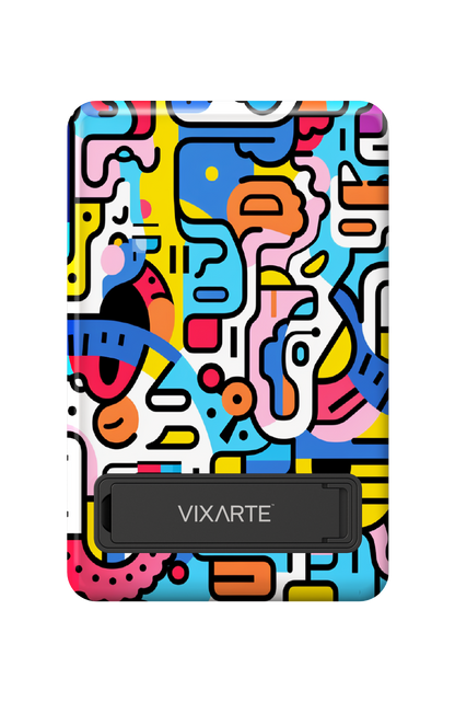 Wireless Charge Powerbank - Colorful Graffiti 1