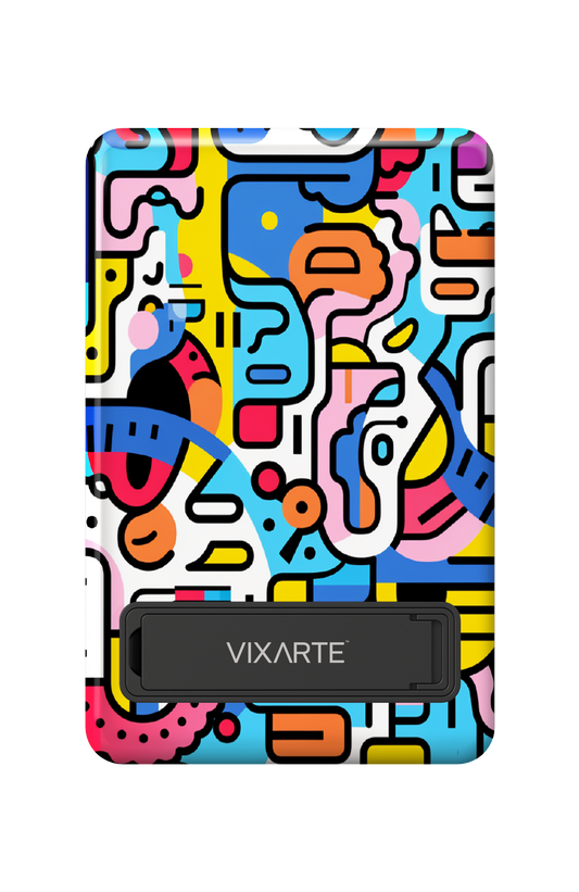 Wireless Charge Powerbank - Colorful Graffiti 1