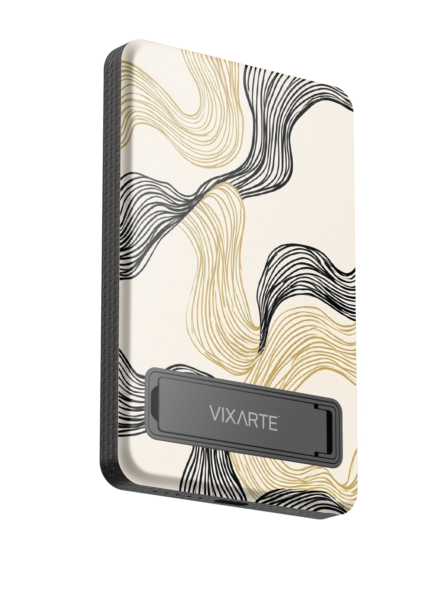 Wireless Charge Powerbank - Abstract modern-style line 1