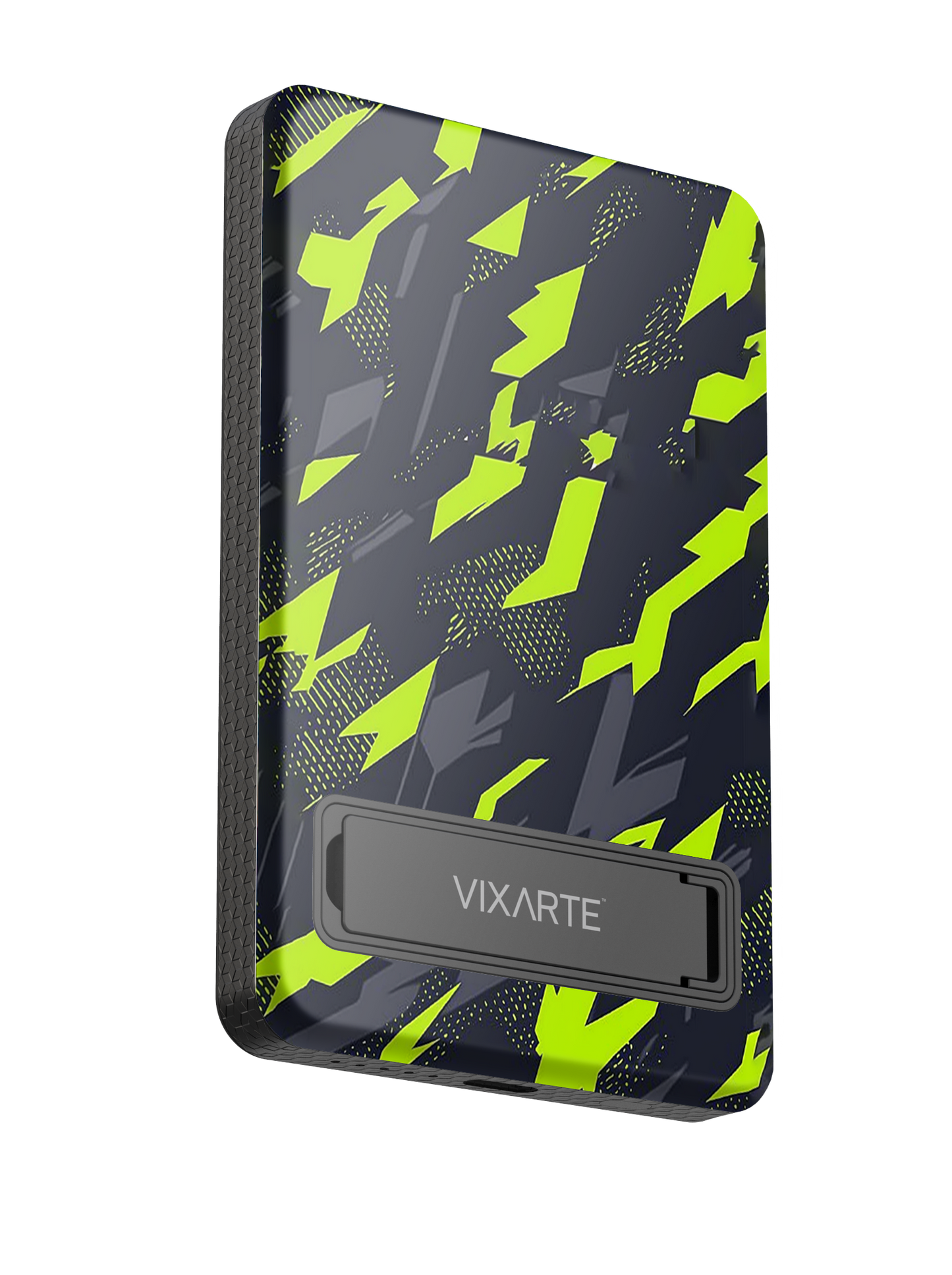 Wireless Charge Powerbank - Jet-Black Fluorescent Arrow Shadows 1