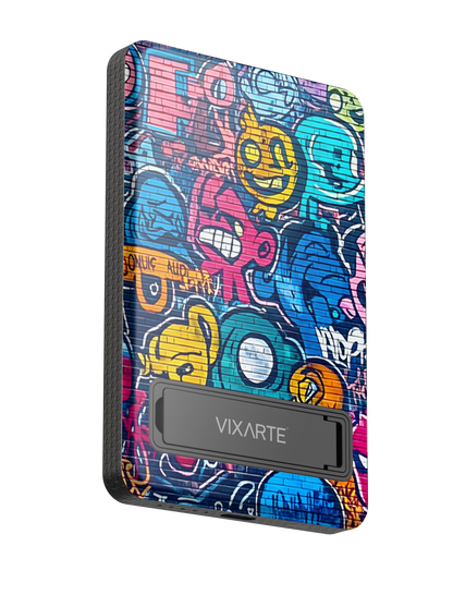 Wireless Charge Powerbank - Camo - Graffiti Wall 1