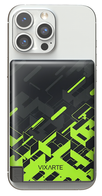 Nano Charge Powerbank - Technological Abstract Geometric Figures 1