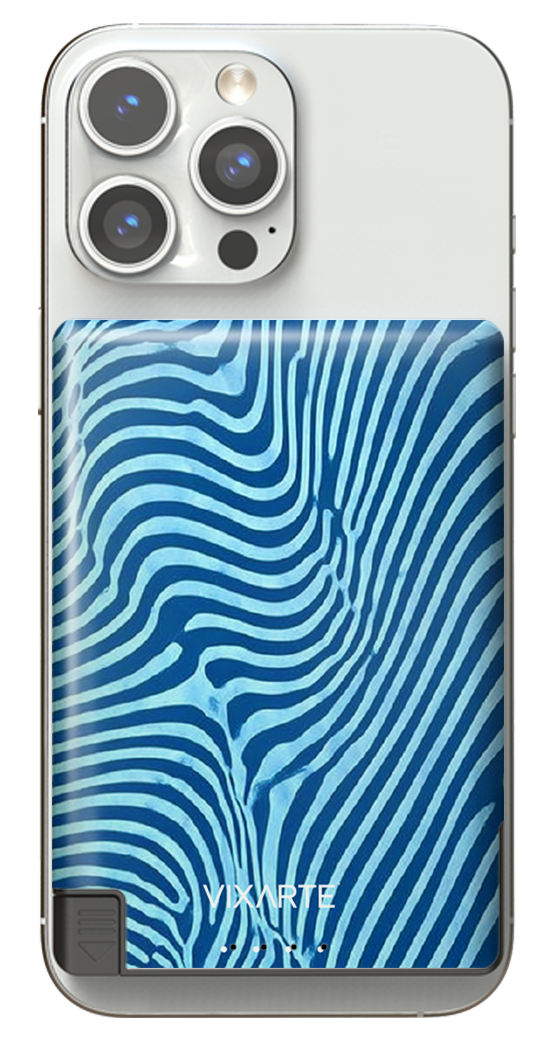 Nano Charge Powerbank - Blue - Tone Waves 1