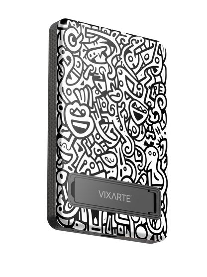 Wireless Charge Powerbank - Graffiti Abstraction 1