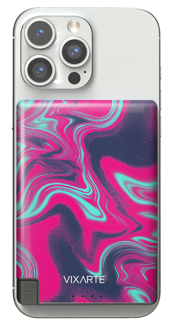 Nano Charge Powerbank - Pink Waves 1