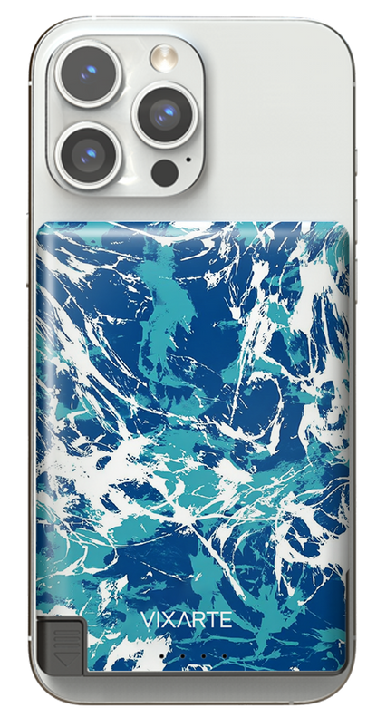 Nano Charge Powerbank - blue splash-ink 1