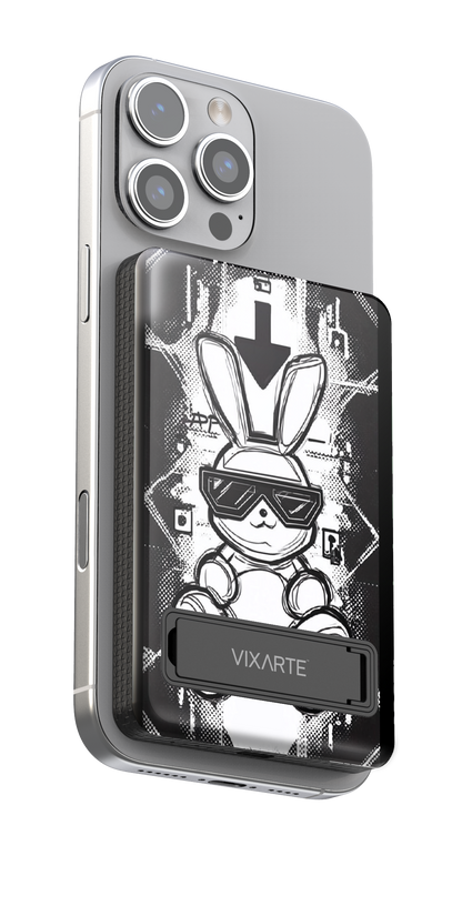 Wireless Charge Powerbank - Sunglasses Rabbit 1