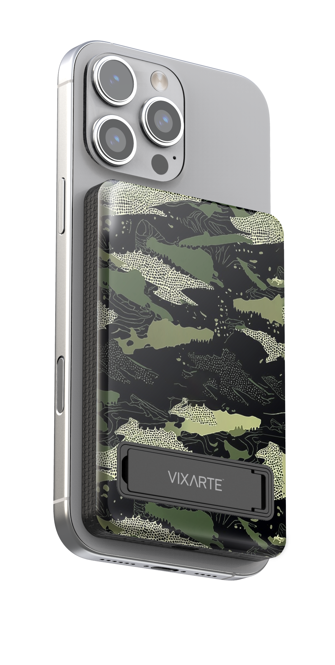 Wireless Charge Powerbank - Crocodile -Shadow Camouflage 1