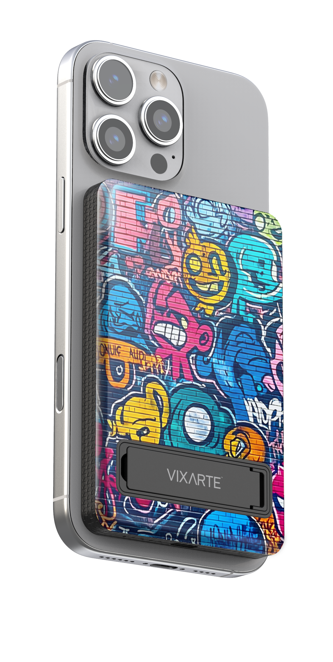 Wireless Charge Powerbank - Camo - Graffiti Wall 1